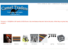 Tablet Screenshot of cameltraders.com